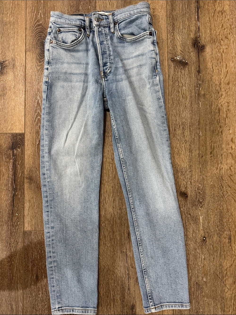 Re/Done Light Wash Denim Jeans
